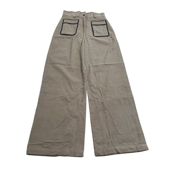 Maria De La Orden Pants - Maria De La Orden Corduroy Pants in Cream